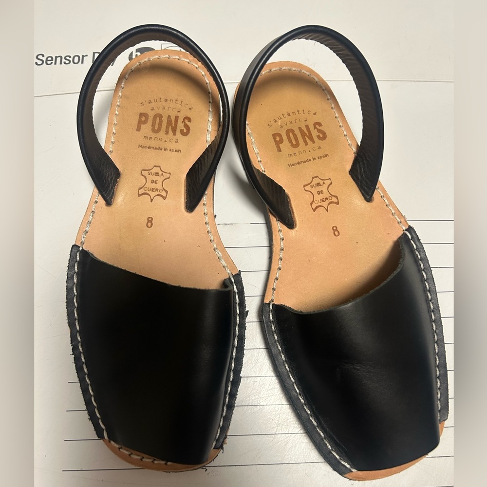 Pons Classic Avarcas black